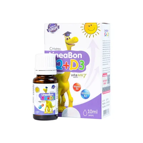 Vitamin LineaBon D3 + K2 Hỗ Trợ Hấp Thụ Canxi 10ml