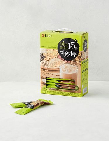 Bột ngũ cốc Damtuh Hàn Quốc - Hỗn hợp 15 loại hạt dinh dưỡng, 800g - Thức uống bổ sung vitamin và chất xơ cho bữa sáng thanh mát