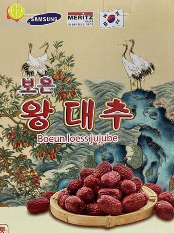 Táo đỏ sấy khô Hàn Quốc Boeun loess jujube (1kg)