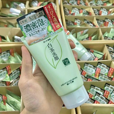 Sữa Rửa Mặt Trà Xanh ROHTO Shirochasou 120g - Dưỡng Sạch Da, Ngăn Ngừa Mụn, Giúp Da Tươi Sáng, Hương Trà Xanh Thư Giãn
