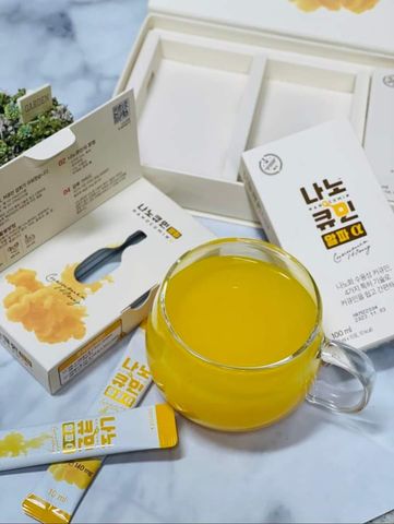Tinh Chất Nghệ Nano Curcumin Hàn Quốc Gon NanoCumin - Hỗ Trợ Tiêu Hóa, Làm Đẹp Da, 30 Gói x 10ml Dễ Uống