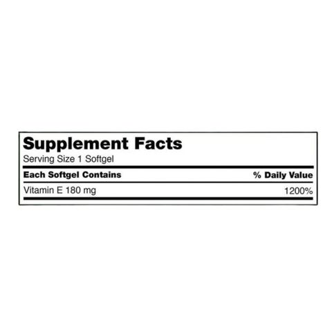 Viên uống bổ sung vitamin E  Kirkland 400iu 180mg chính hãng