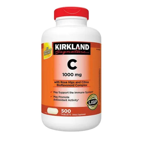 Viên uống bổ sung Vitamin C 1000mg Kirkland tăng hệ miễn dịch