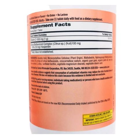 Viên uống bổ sung Vitamin C 1000mg Kirkland tăng hệ miễn dịch