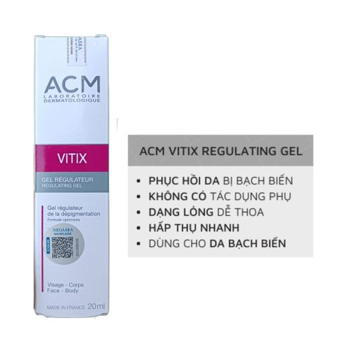 Gel ngăn ngừa bạch biến ACM Vitix Regulating Gel