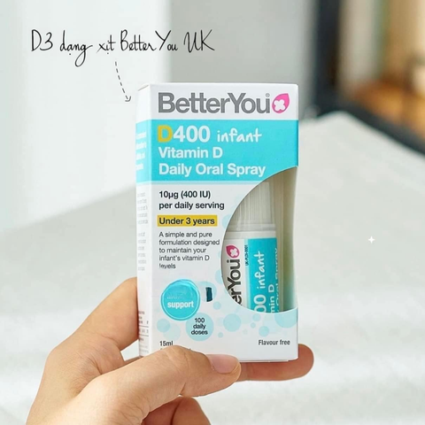 Vitamin D3 dạng xịt Anh Quốc Dlux - Betteryou