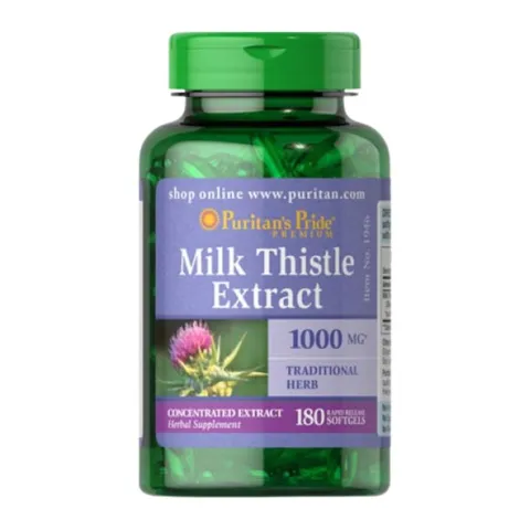 Viên uống hỗ trợ gan Milk Thistle Extract 1000mg 180 viên thải độc gan