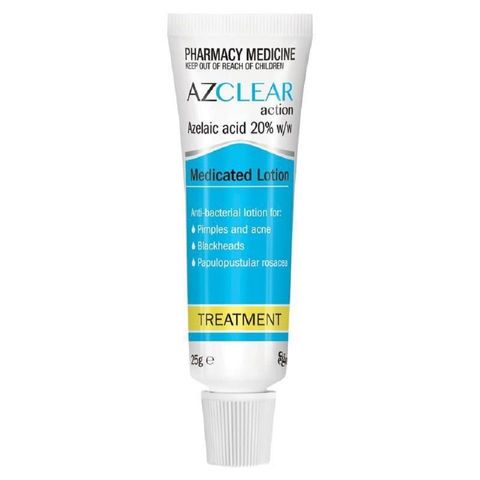 Kem  Azclear Action Medicated Lotion Hỗ Trợ Giảm Mụn, Trắng Da