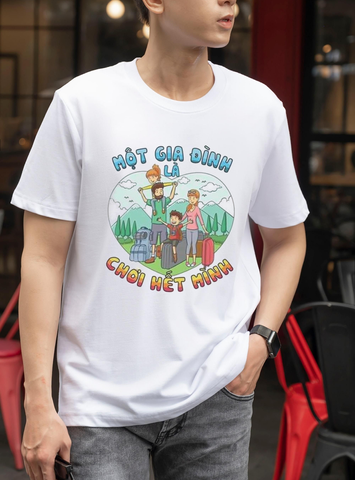 Áo Thun Đồng Phục Gia Đình, Áo Nhóm Một Gia Đình Là Chơi Hêt Mình THT4