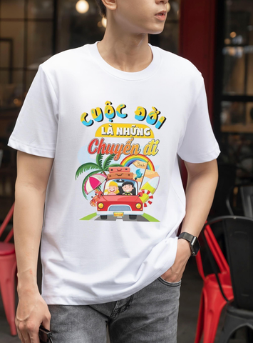 Áo Thun Đồng Phục Đi Biển Team Building Cuộc Đời Là Những Chuyến THT6
