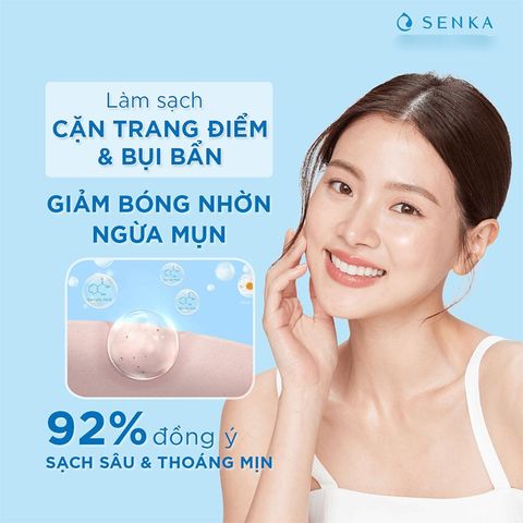 Bộ 02 Nước Sữa Tẩy Trang 2 Lớp Senka A.L.L. Clear Milky Water 230ml - Tẩy Trang Dịu Nhẹ Cho Da Mặt, Phù Hợp Mọi Loại Da