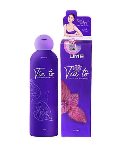 Dung Dịch Vệ Sinh Phụ Nữ Tía Tô Nano Bạc Ume 150ml