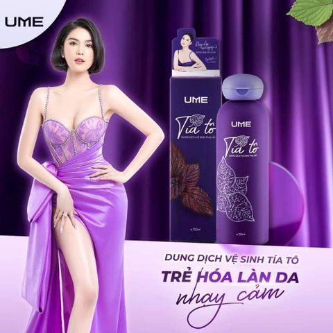 Dung Dịch Vệ Sinh Phụ Nữ Tía Tô Nano Bạc Ume 150ml