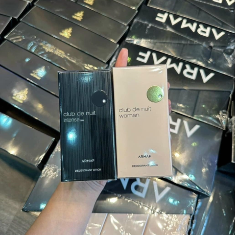 Lăn Khử Mùi Nước Hoa Club De Nuit - Armaf Nam Nữ, Hương Trái Cây Sang Trọng, Quyến Rũ, 75ml