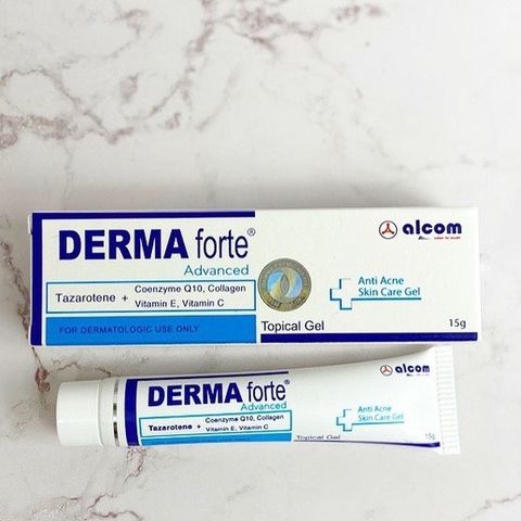 Derma Forte 15g - Gamma, Gel Giúp Giảm Mụn Trứng Cá, Ngừa Thâm, Mờ Sẹo
