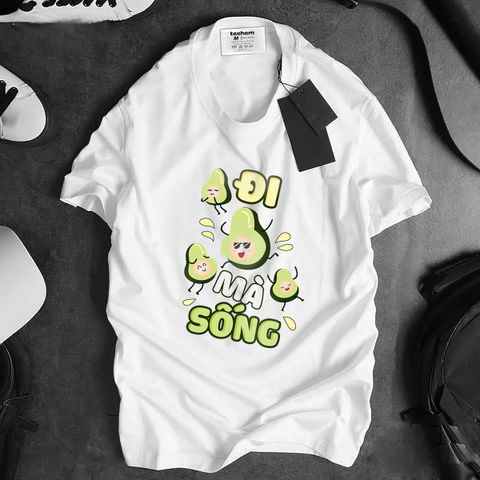 Áo Đồng Phục Áo Nhóm Phong Cách Độc Đáo Bơ Đi Mà Sống Hài Hước THT12
