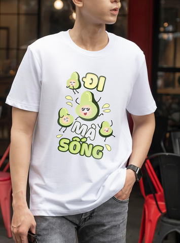 Áo Đồng Phục Áo Nhóm Phong Cách Độc Đáo Bơ Đi Mà Sống Hài Hước THT12