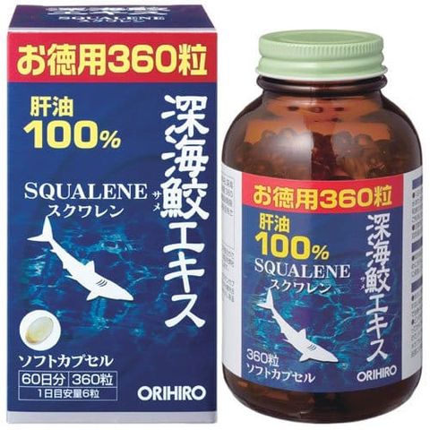 Sụn vi cá Squalene Orihiro Nhật Bản 360 viên