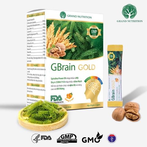 Cốm G-Brain Gold Hỗ Trợ Tăng Cường Trí Nhớ