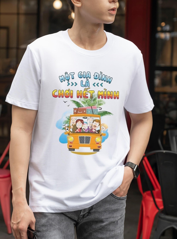 Áo Thun Gia Đình Áo Đồng Phục Biển Một Gia Đình Là Chơi Hêt Mình THT21