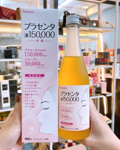 Nước uống collagen nhau thai cừu Fracora Placenta 150.000mg