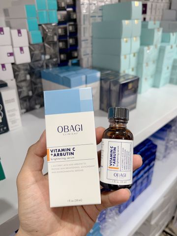 Serum Dưỡng Trắng Da OBAGI CLINICAL Vitamin C + Arbutin 30ml - Giải Pháp Làm Sáng Da, Chống Lão Hóa, Phù Hợp Với Mọi Loại Da