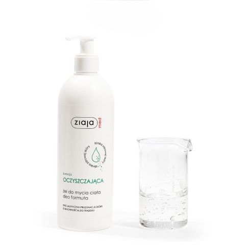 Gel Tắm Ngừa Khuẩn Ziaja Med Kuracja Oczyszczajaca ZIAJA  400ml