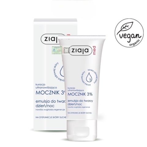 Nhũ Tương Làm Mềm Da 3% Urê Ziaja Dưỡng Ẩm, Giảm Khô Da 50ml