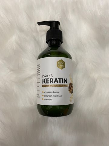 Dầu Xả Keratin Mộc Nhu Giúp Tóc Dày Và Mượt Hơn 300Ml