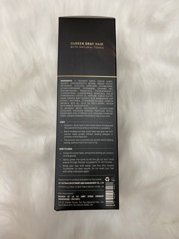 Lược Phủ Bạc Hắc Nhân Sâm Mộc Nhu 300ml - Giải Pháp Đen Tóc Bạc, Nuôi Dưỡng Tóc Suôn Mượt Từ Gốc Đến Ngọn