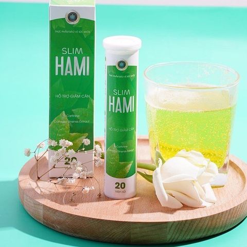 Viên Sủi Slim Hami Hỗ Trợ Chuyển Hóa Chất Béo Hiệu Quả | Hộp 20 Viên