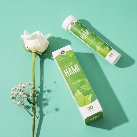 Viên Sủi Slim Hami Hỗ Trợ Chuyển Hóa Chất Béo Hiệu Quả | Hộp 20 Viên