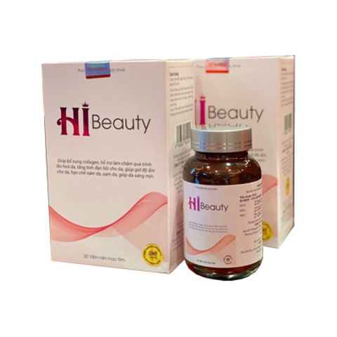 Viên Uống Trắng Da Hi Beauty Chính Hãng - Hỗ Trợ Mờ Nám, Tàn Nhang, Cung Cấp Độ Ẩm Tự Nhiên, Cải Thiện Sắc Tố Da