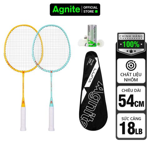 Bộ 2 vợt cầu lông trẻ em cao cấp Agnite chính hãng - F2125