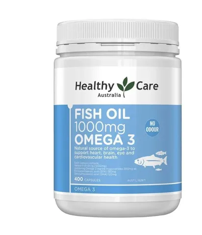 Dầu Cá Tự Nhiên Omega 3 Healthy Care Fish Oil 1000mg