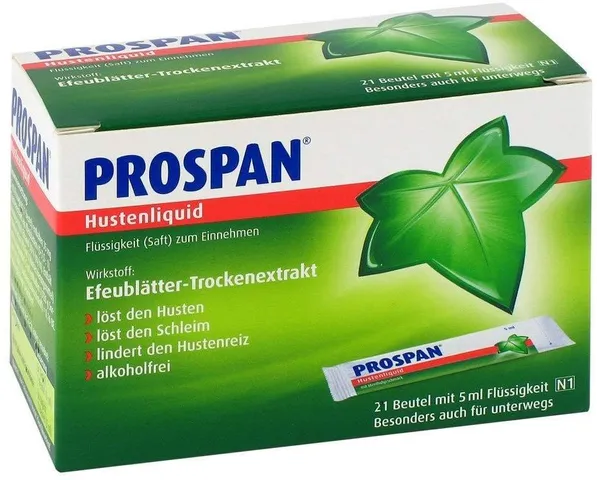 [Đức] Siro ho Prospan Hustenliquid 21 gói 5ml
