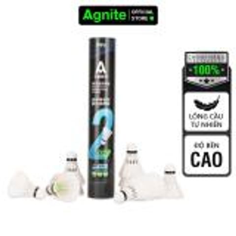 Quả cầu lông Agnite chính hãng - F2202S - 12 quả cầu lông vũ