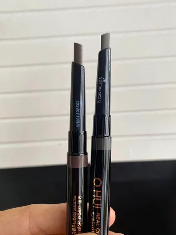 Chì Kẻ Chân Mày Ohui Real Color Eyebrow Pencil 2 Màu - Bám Bền, Tự Nhiên, Thiết Kế Đầu Cọ Tiện Dụng, Làm Đẹp Hàng Ngày