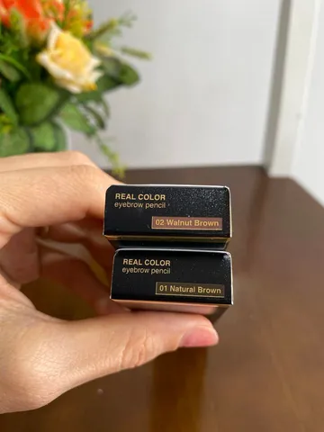 Chì Kẻ Chân Mày Ohui Real Color Eyebrow Pencil 2 Màu - Bám Bền, Tự Nhiên, Thiết Kế Đầu Cọ Tiện Dụng, Làm Đẹp Hàng Ngày