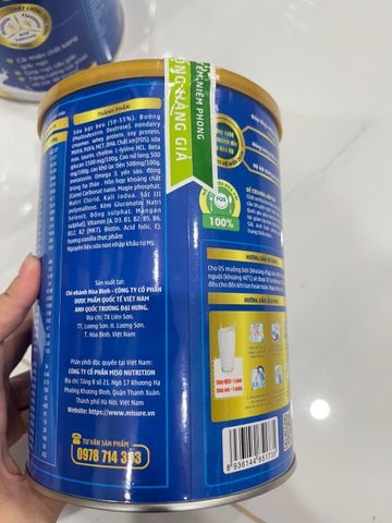 Sữa non hỗ trợ tăng cường sức khỏe Misure Gold 450gr
