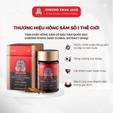 Tinh Chất Cao Hồng Sâm Cô Đặc KGC Cheong Kwan Jang 240g - Bổ Sung Sức Khỏe, Hỗ Trợ Trí Nhớ và Tăng Cường Sức Đề Kháng