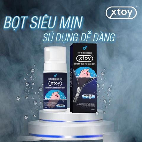 Dung Dịch Vệ Sinh Nam Mát Lạnh Xtoy Noble Dạng Bọt 100ml - Sạch Sẽ, Khô Thoáng, Hương Thơm Nam Tính, Hàn Quốc