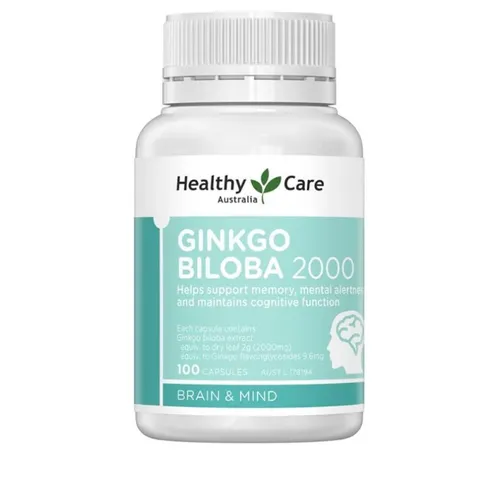 Viên Uống Hỗ Trợ Sức Khỏe Healthy Care Ginkgo Biloba 2000 mg Của Úc