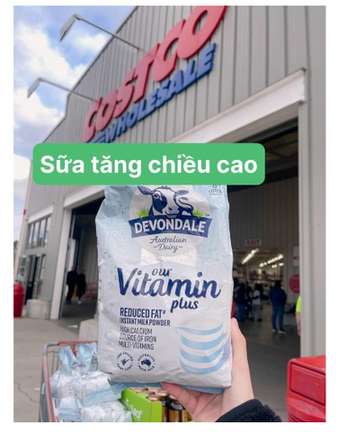 Sữa bột Devondale our Vitamin Plus túi 1kg - Hàng Úc