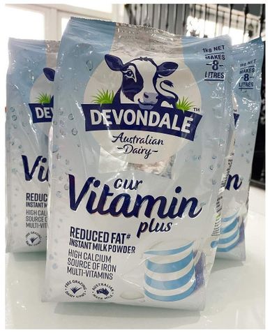 Sữa bột Devondale our Vitamin Plus túi 1kg - Hàng Úc