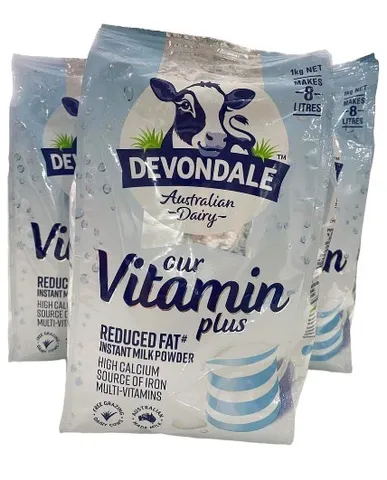 Sữa bột Devondale our Vitamin Plus túi 1kg - Hàng Úc