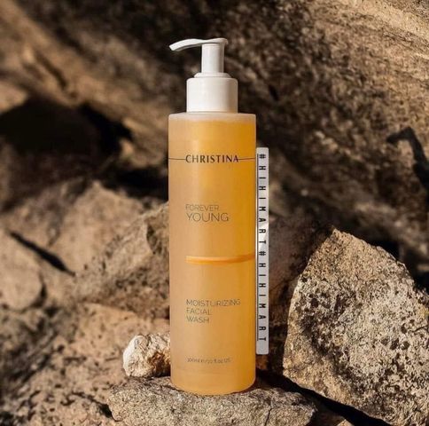 Sữa Rửa Mặt Christina Forever Young 300ml - Dưỡng ẩm Da Tươi Trẻ, Ngăn Ngừa Lão Hóa, Phù Hợp Mọi Loại Da