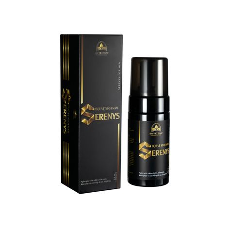Bọt Vệ Sinh Khử Mùi Vùng Kín Nam Serenys 100ml - Hương Nước Hoa Nam Tính, Sạch Khuẩn, Duy Trì Độ Ẩm, Dịu Nhẹ Cho Da