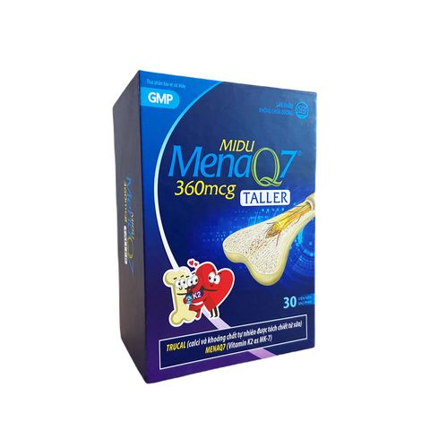 Midu MenaQ7 360mcg (30 viên) Chính Hãng Hỗ trợ chắc khỏe xương