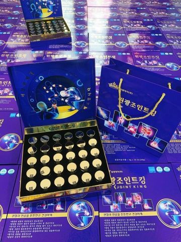 Viên Bổ Khớp Cao Cấp Joint King Hàn Quốc - Hỗ Trợ Khớp Chắc Khỏe, Giảm Đau, Tăng Tiết Dịch Nhờn - 30 Lọ Chính Hãng
